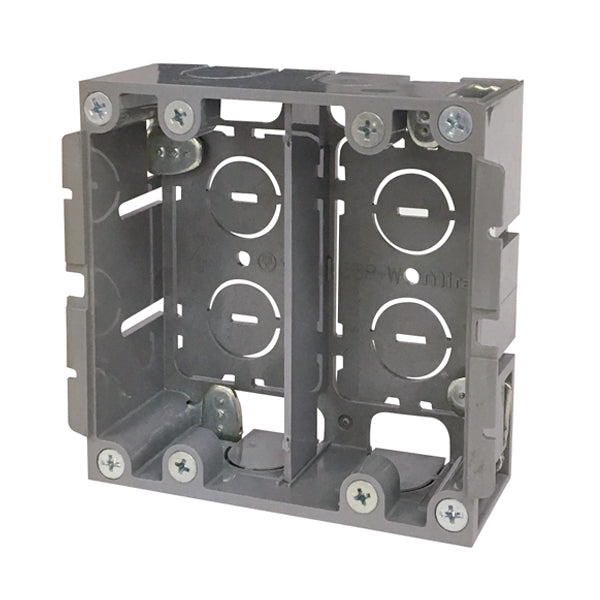 あと付はさみボックス(2ケ用)_00-9132_SBP-W(M)_OHM(オーム電機)